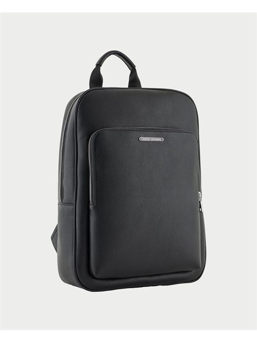 AX Backpack Black with Triple Zip ARMANI EXCHANGE | XM000241-AF12134UC001